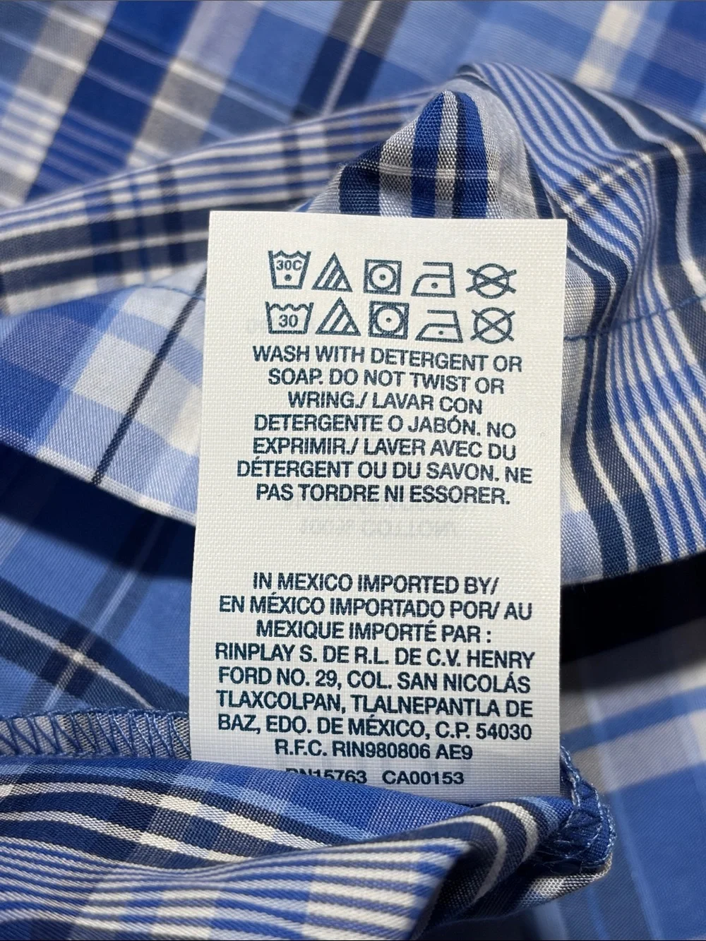 Polo Ralph Lauren Pajama Shirt Blue Plaid Shorts Sleeve Men’s Sz M NWT